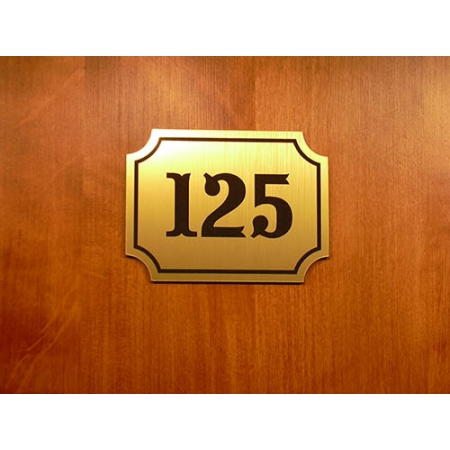 Т-3091 - Табличка с номером квартиры